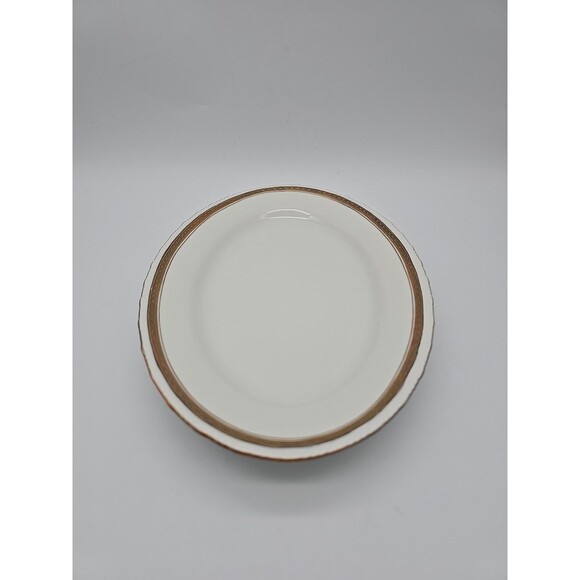 Rorstrand Sweden Oval Porcelain Platter #521 Gold Ribbon Pattern 11.25" x 7.25" - Picture 2 of 8